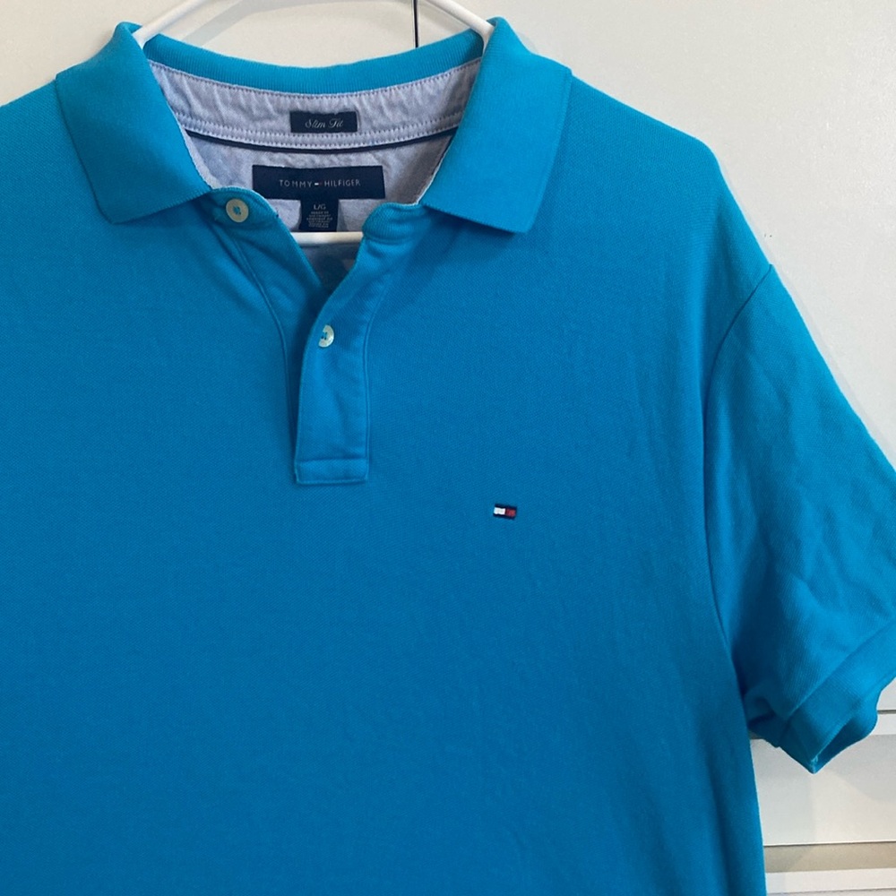 Tommy Hilfiger - Teal (light blue) Polo